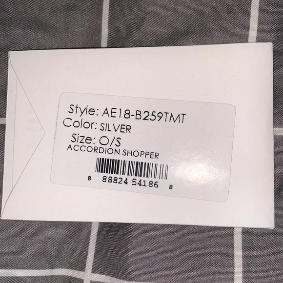 3.1 Phillip LIM Metallic Leather Accordion Tote - Picture 14 of 14